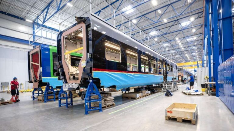 Stadler Opens 245,000 Sq Ft Train Plant Expansion in Utah